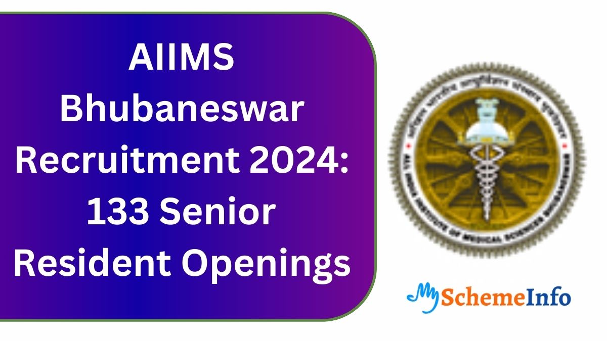 AIIMS Bhubaneswar Recruitment 2024: 133 Senior Resident Openings AIIMS Bhubaneswar Recruitment 2024