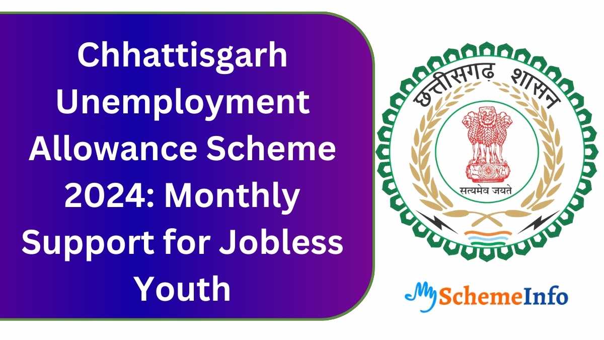 Chhattisgarh Unemployment Allowance Scheme 2024: Monthly Support for Jobless Youth Chhattisgarh Unemployment Allowance Scheme 2024