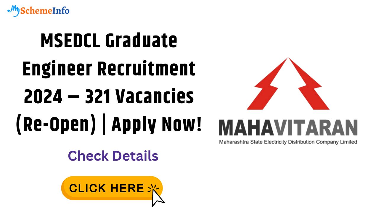 MSEDCL Graduate Engineer Recruitment 2024 – 321 Vacancies (Re-Open) | Apply Now! MSEDCL Graduate Engineer Recruitment 2024